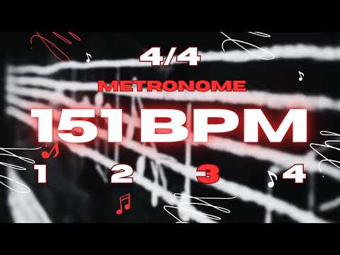151 BPM - 4/4 Metronome