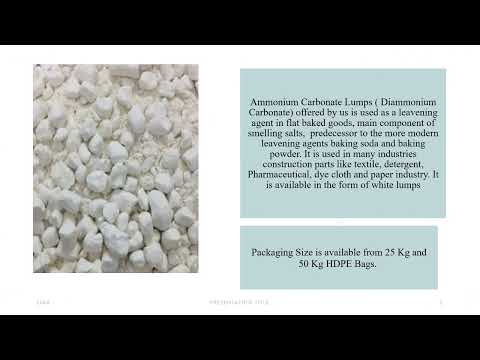 Ammonium Carbonate Lumps