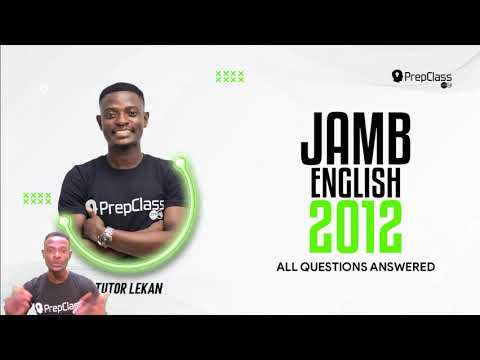 Q31 to Q35 JAMB ENGLISH 2012 PAST QUESTIONS SOLVED