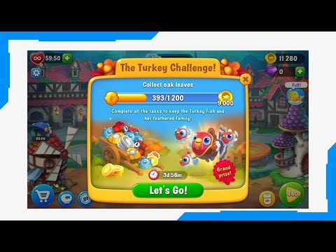 fishdom game Level 426-428 The Turkey Challenge!