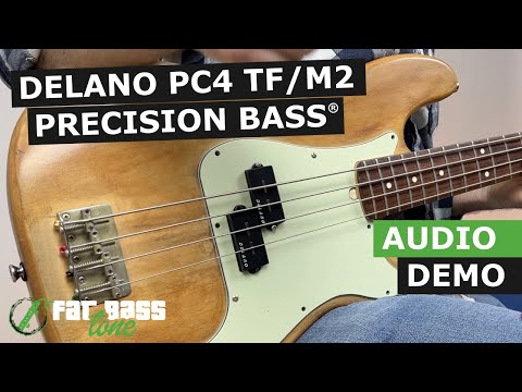 Delano Times Square PC4 TF/M2 Precision Bass® Pickup Demo