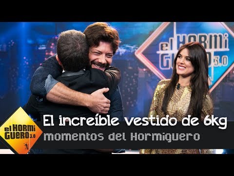 Adriana Ugarte y su increíble vestido de 6 Kg - El Hormiguero 3.0
