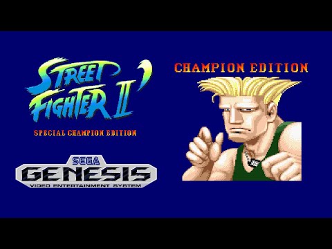 Street Fighter II': Special Champion Edition (Sega Genesis) - CE Guile [HD] | RetroGameUp