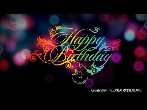 Happy birthday to you Dhamma Srikanth