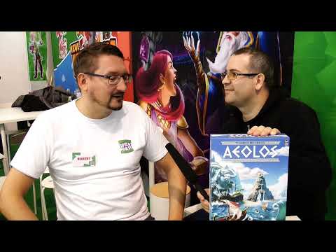 Aeolos  + Interview mit Robert (Spiel DAS! Verlag) / Essen 2022 / gefilmt auf der SPIEL 22