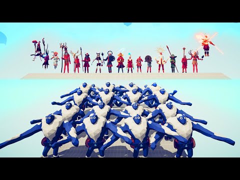 ALL MAGE UNITS vs 100x SECRET MELEE UNITS | TABS - Totally Accurate Battle Simulator