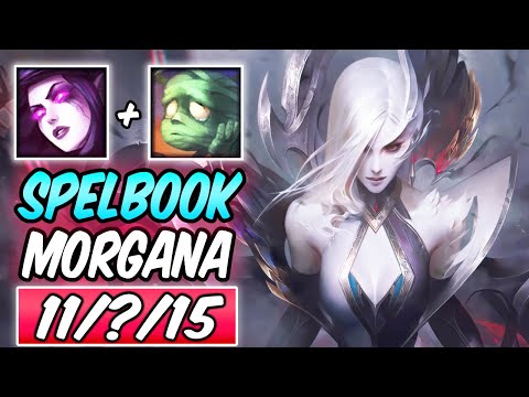 PERMA CC CLEAN MORGANA MID FULL AP + AMUMU R | Ultimate Spellbook | Build & Runes -League of Legends
