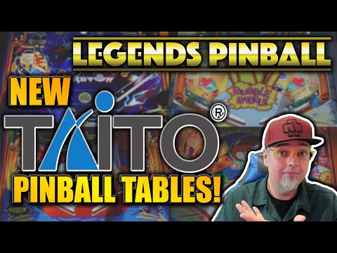 New Retro Arcade Taito Pinball Games! Bubble Bobble, Arkanoid & MORE! AtGames Legends Pinball Review
