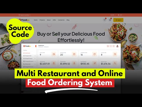 Foodigo - Multi Restaurant and Online Food Ordering System Marketplace  - Laravel Source Code