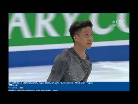 Group 2 Warmup Mens Short Program 2019 4CC Four Continents