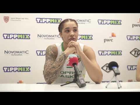 2021.01.14. Sopron Basket - PEAC-Pécs, Gabby értékel