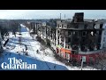 Ukraine Drone Footage Shows Scale Of Destruction In City Of Bakhmut
