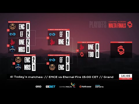 [EN] Bad News Eagles vs Eternal Fire 🔹 CCT Central Europe – PlayOffs 🏆 Malta Finals - csgo live