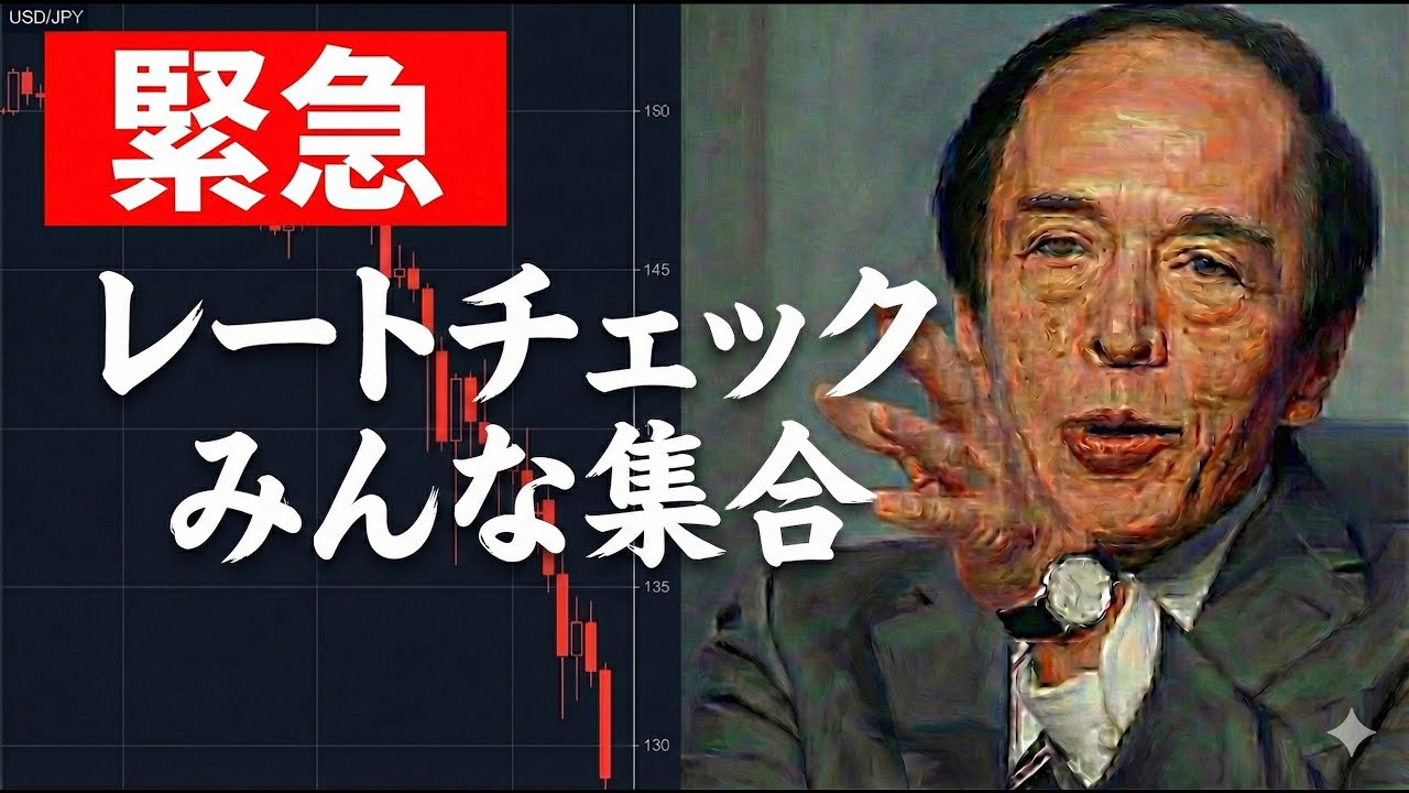 【レートチェックか】日銀で円安からの急落！今後の展開を話します【ドル円・為替介入】