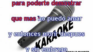 SOMBRAS NADA MAS TOÑO ROSARIO KARAOKE