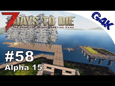 7 Days To Die | Farm Extension & Tunneling under the lake | 7 Days to Die Gameplay Alpha 15 | S09E58