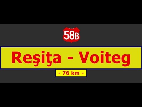 DN 58B: Reşiţa - Bocşa - Voiteg (July 11, 2016)