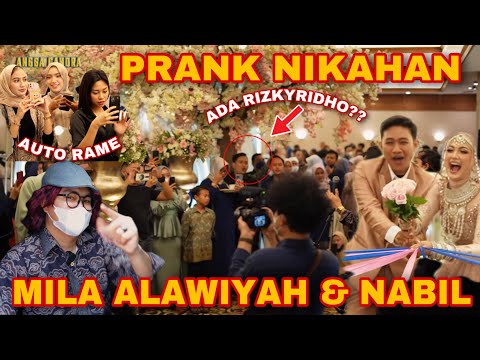 PRANK NIKAHAN KEMBALI!! MILA ALAWIYAH & NABIL JADI KORBAN PRANK, ACARA AUTO RUSUH