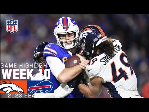 Denver Broncos vs. Buffalo Bills | 2023 Week 10 Game Highlights