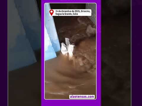 Inundaciones en Villa Clara provocan daños en viviendas y evacuaciones de personas