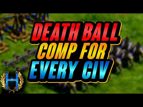 The Best DEATHBALL Composition For Every Civilization | AoE2