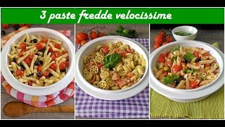 3 paste fredde velocissime