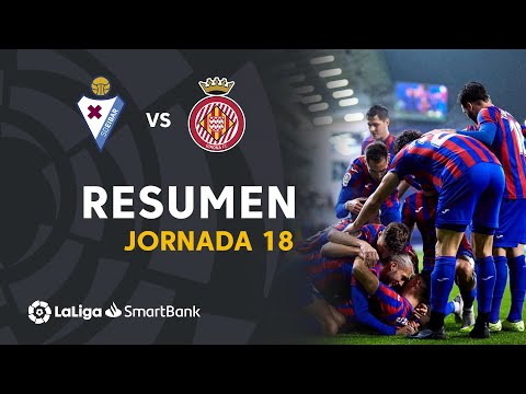 Resumen de SD Eibar vs Girona FC (4-2)