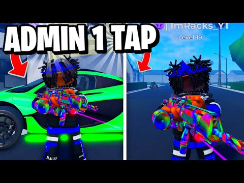 I USED A ADMIN ONLY 1 TAP IN ROBLOX CALI SHOOTOUT!