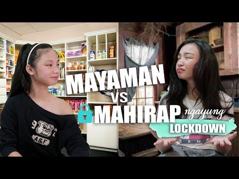 SOSYAL NA MAYAMAN VS DI SOSYAL NA MAHIRAP NGAYUNG LOCKDOWN | Aurea & Alexa