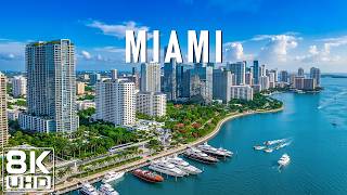 Miami Like You've Never Seen Before 🌴 | South Beach, Skyline & America's Tropical Paradise | 8K UHD