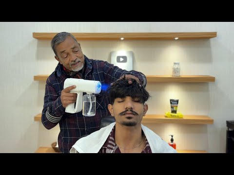WARIS BARBER - DEEP HEAD MASSAGE💆🏻‍♂️ | ASMR MASSAGE Relax✨️| TOK-SEN Tools 