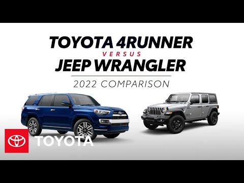 2022 Toyota 4Runner vs 2022 Jeep Wrangler | Toyota