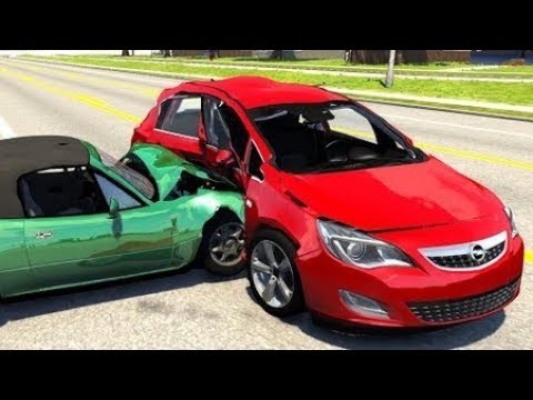 Extreme Side Impact Crashes Part3 - BeamNG Drive