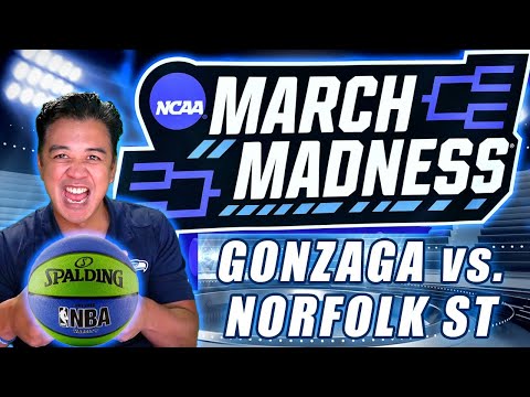 Gonzaga vs. Norfolk State Watch Party! LIVE REACTIONS with play-by-play!