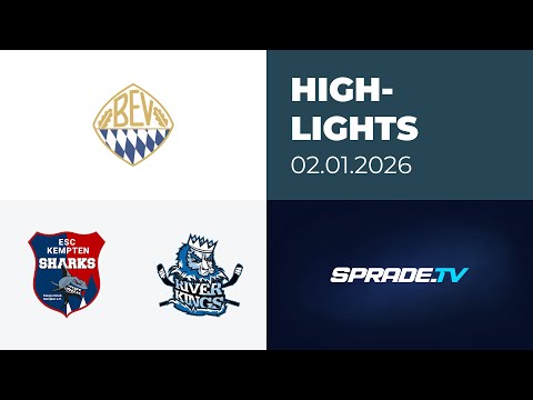 02.01.2026 - Highlights - ESC Kempten vs. HC Landsberg Riverkings