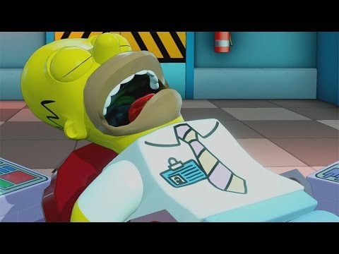 LEGO Dimensions - Walkthrough Part 3: The Simpsons (Meltdown at Sector 7-G)
