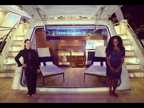 Exclusive Tour of the 2017 Ocean Alexander 120 Yacht at the Miami International Boat Show