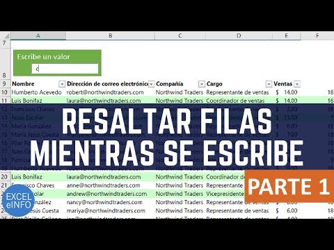 Highlight rows while typing using Conditional Format, VBA, and macros in Excel - PART 1 @EXCELeINFO
