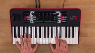 Video thumbnail for IK Multimedia Uno Synth Pro Sound Demo (no talking) by Bonedo Synthesizers