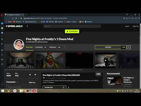 Как скачать Fnaf Doom Mode coop На пк