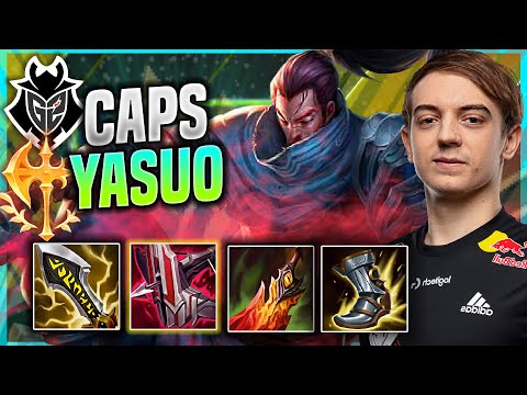 CAPS BRINGS BACK YASUO MID! - G2 Caps Plays Yasuo MID vs Qiyana! | Season 11