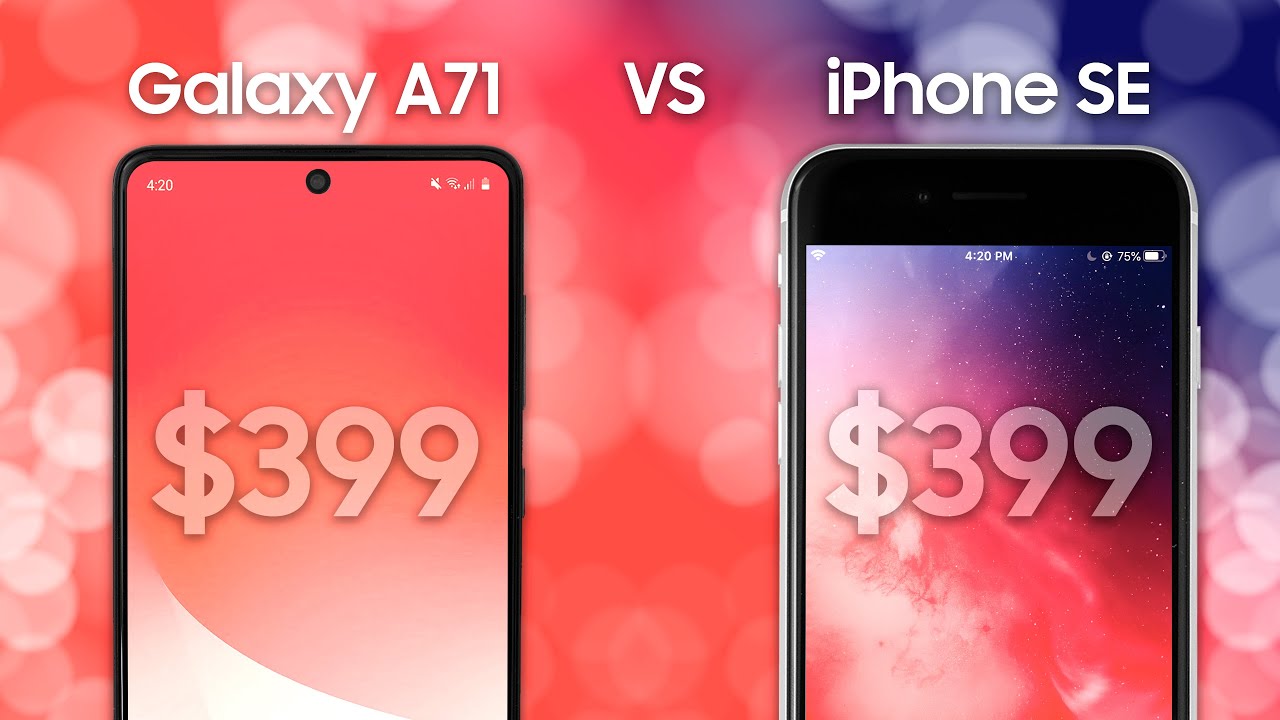 Samsung Galaxy A71 vs iPhone SE 2020 | Comparison!