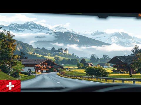 Thun to Biel | 4K Driving tour