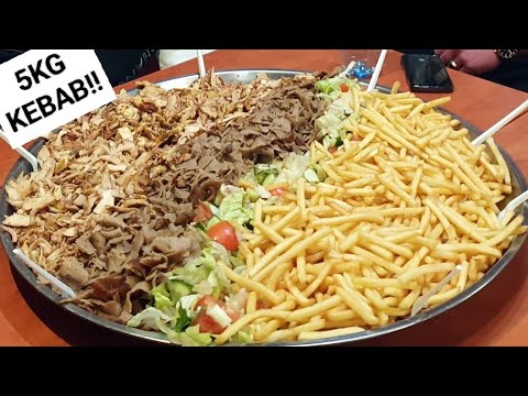 5KG Kebab Plate Challenge live from Poland!!