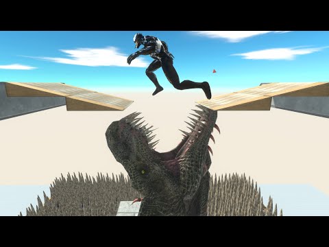 Who Can Jump Over A Giant Mouth? - Animal Revolt Battle Simulator