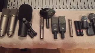 Microphone Collection at Spotlight Sound Studio 2016
