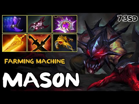 mason | Lifestealer Carry | Farming Machine | 7.35d | Immortal Dota 2 Pro Plays