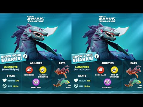 KNOW YOUR LUMINITE! - Hungry Shark Evolution