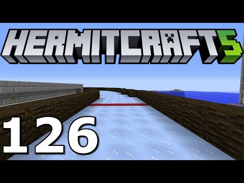 Minecraft Hermitcraft S5 Ep.126- Ice Boat Racetrack!