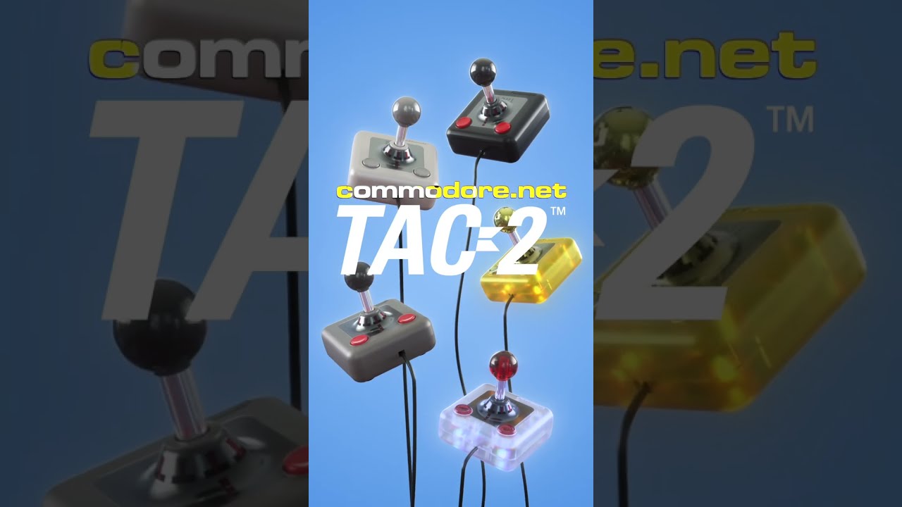 Meet the New Old Commodore Joystick 🕹️ #techretro #gaming #tac-2 - YouTube
